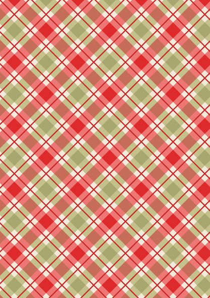 Celtic Chrismas By Lewis & Irene | C132C Christmas Check| Price per quarter metre