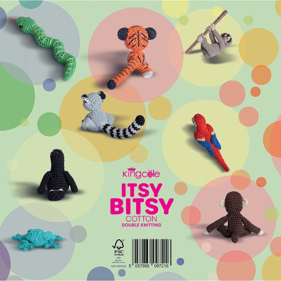 King Cole | Itsy Bitsy | A Day In The Jungle | Crochet Book