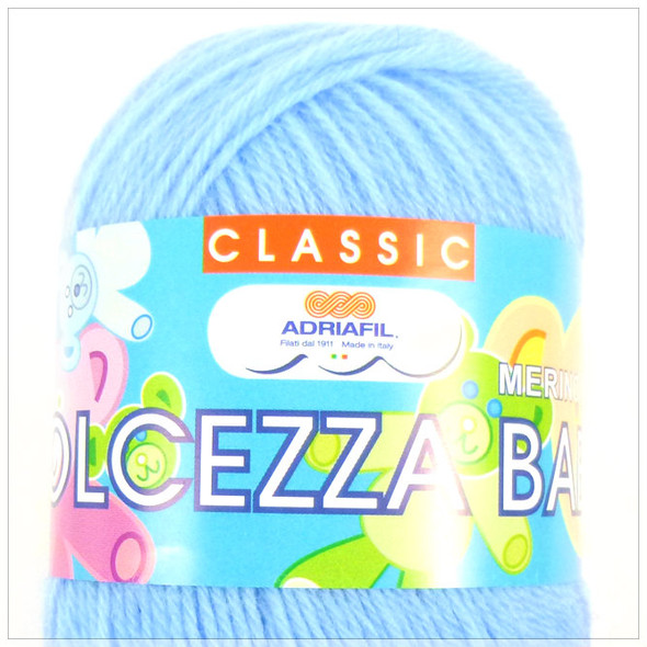 Adriafil Dolcezza Baby 3 Ply Yarn - Blue 10