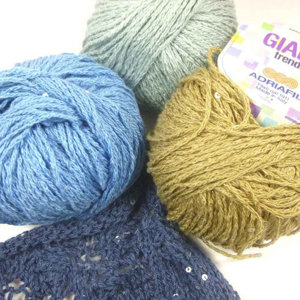 Adriafil Giada DK Knitting Yarn, 50g Balls | Various Colours - Group of Yarn Balls
