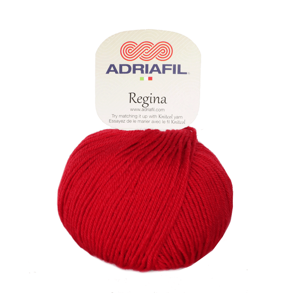 Adriafil Regina DK 100% Merino Wool Yarn, 50g | 17 Red