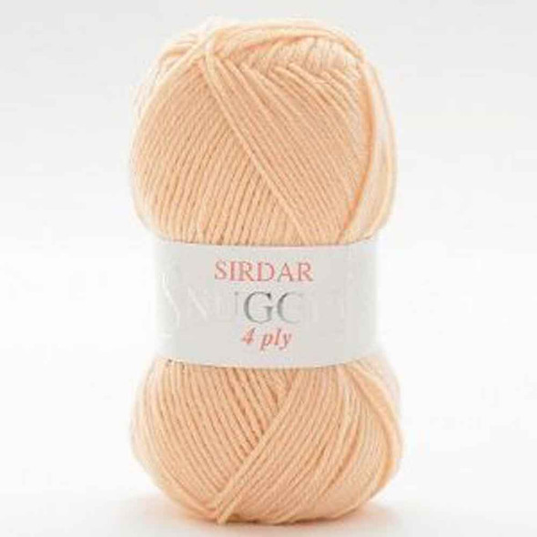 Sirdar Snuggly 4 Ply Baby Knitting Yarn, 50g Balls | 186 Pretty Peach