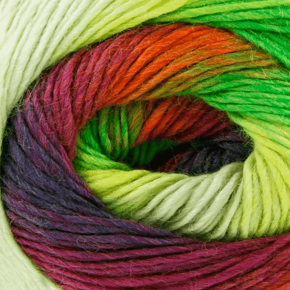 King Cole Riot DK Multi-coloured Knitting Yarn, 100g Balls | 239 Neon