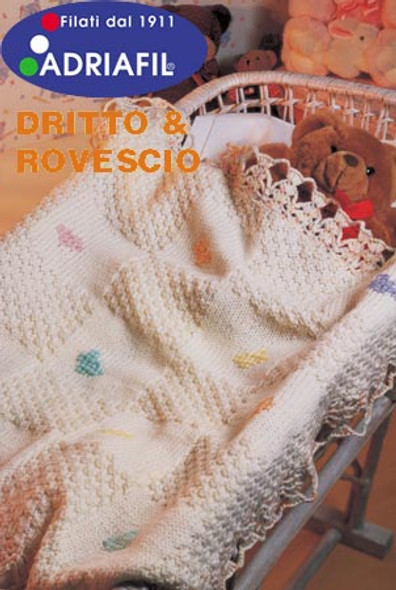 Butterfly Baby Blanket Pattern | Adriafil Avantgarde - Free Downloadable Knitting Pattern 40 - Main image