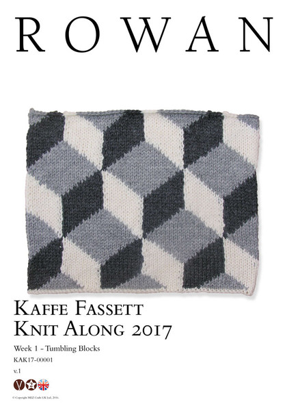Kaffe Fassett Knit along 2017 - Rowan yarns Week 1