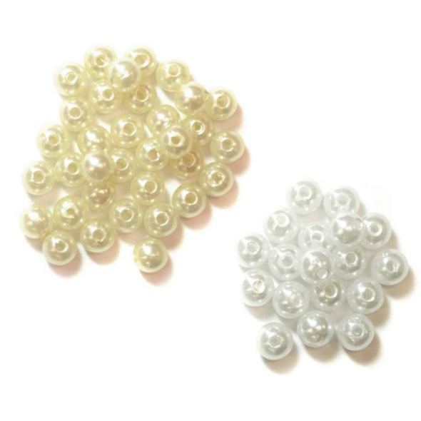 Trimits | Glass Pearls | Various Colours | 5mm | Approx 40 Pieces