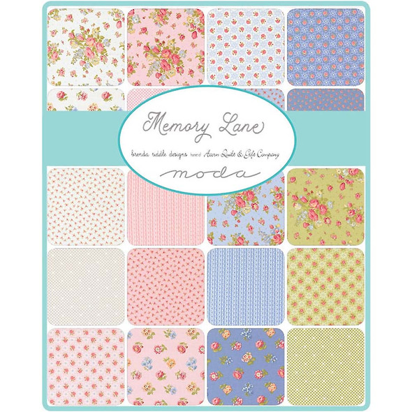 Memory Lane by Brenda Riddle | Moda Fabrics | Jelly Roll