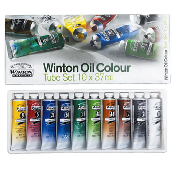 Winsor & Newton Winton Oil Colour Art Set | Set of 10 Oil Paints | 37ml Tubes - Other image