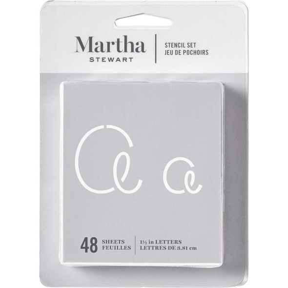 Martha Stewart Crafts | Alphabet Stencil Sets | Various - 