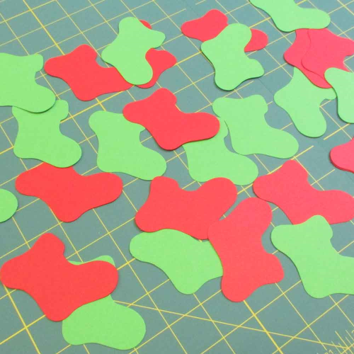 Stix 2 | Diecut Card Shapes | Stocking Shapes | 15 Pieces - Main Image