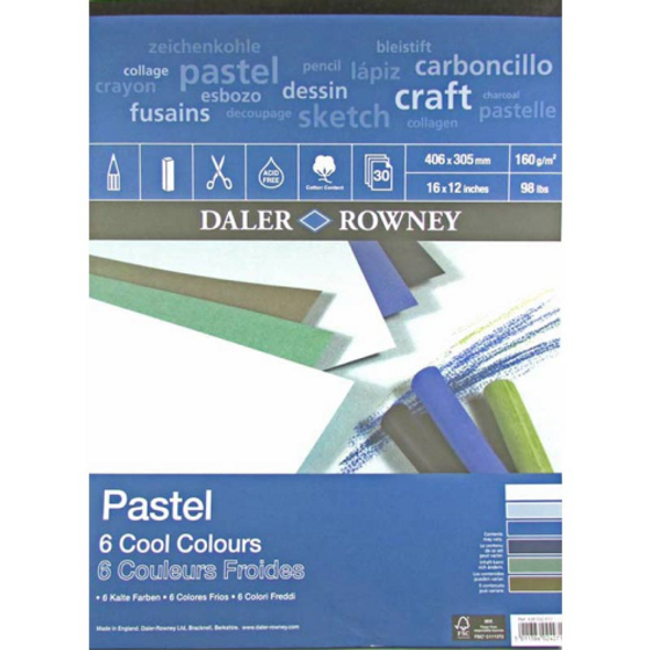 Daler Rowney Murano Pastel Pads | Cool Colours | Various Sizes