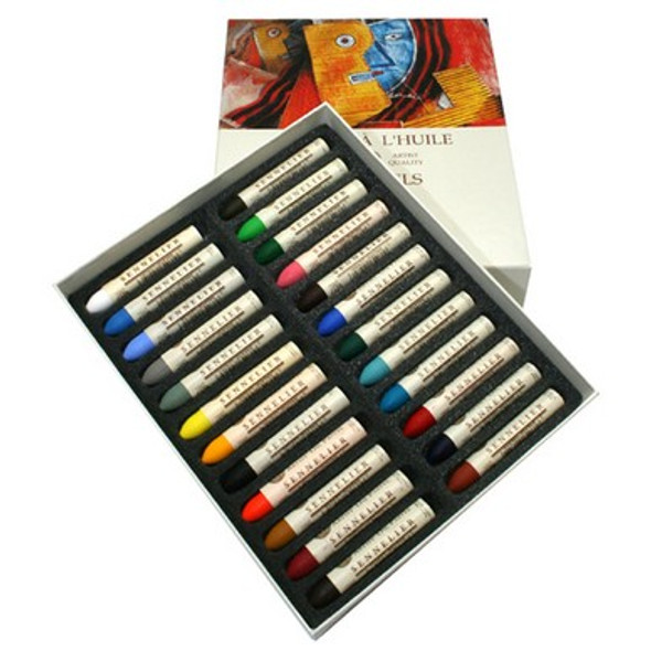 Sennelier Oil Pastels Set of 24 Assorted Colours - Main Image