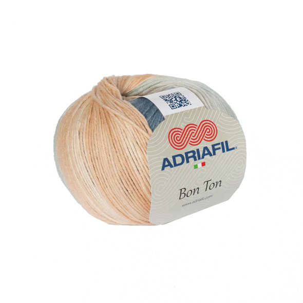 Adriafil Bon Ton 4 Ply Variegated Cotton Yarn, 50g Donuts | 80 Sandy Fancy