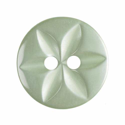 Star Buttons |  14 mm  |  Pale Green