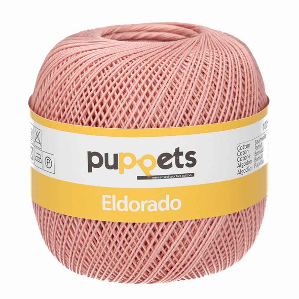 Puppets Eldorado 12 Tkt Crochet Cotton Yarn, 50g | 4247 Flesh