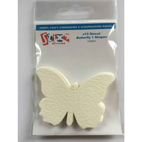 Stix 2 | Diecut Card Shapes | Butterflies | Cream