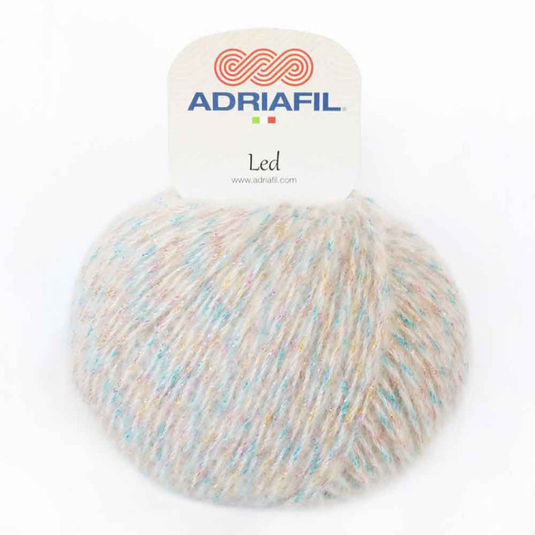 Adriafil LED Knitting Yarn in 50g Balls | 20 White