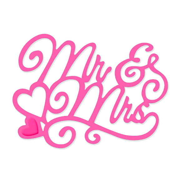 weet Dixie | Craft Die | Wedding Collection | Mr & Mrs