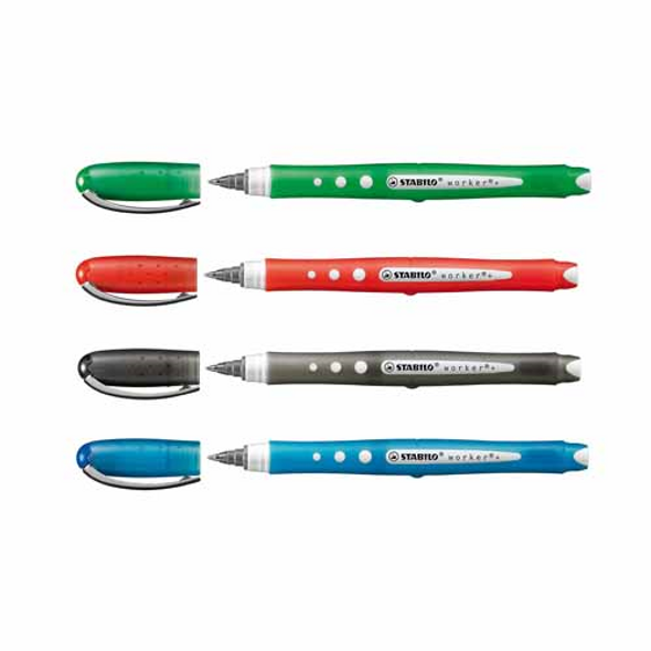 Stabilo Worker+ Colour 0.5 Ballpoint Pen | Various Colours