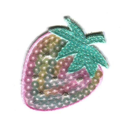Habico | MOTIF PASTEL SEQUIN STRAWBERRY