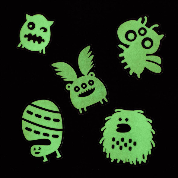 Glow in the Dark, Monsters | Fun Stickers | Craft Planet | DoCrafts