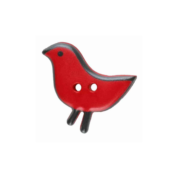 Dill Buttons | Red Birds | 20mm