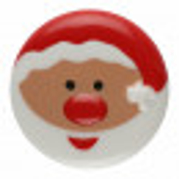 Dill Buttons | Santa Faces Christmas Buttons |15mm