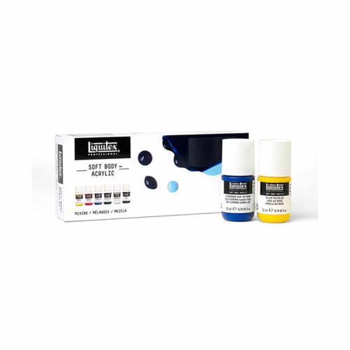 Liquitex Acrylic Paint Set of 6 x 22ml Bottles - Main image