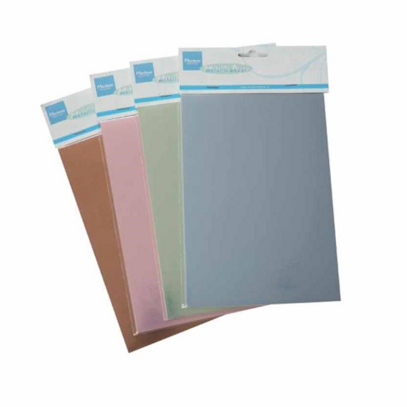 Metallic Paper 5 Sheets, Size A5 | Various Metallic Colours | Main image