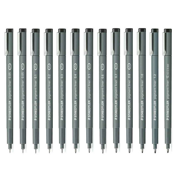 Staedtler Pigment Liner | Black | Various Thicknesses