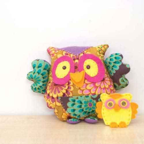 Patchwork Owl & Finger Puppet Baby | Anchor Craft Kits