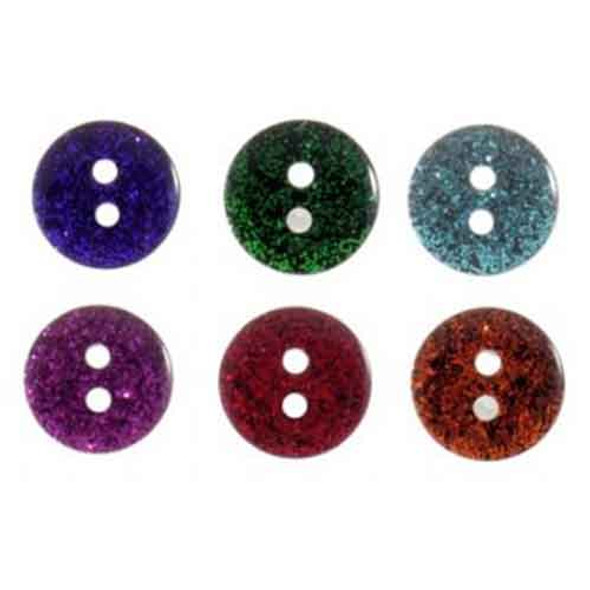 Round Sparkly Buttons | Various Colours - Main