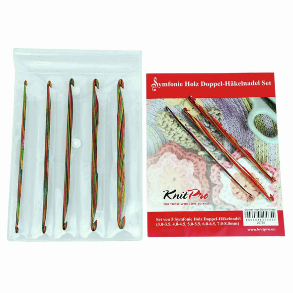 Knitpro Symphonie Double Ended Crochet Hook Set | Set of 5 - Main image