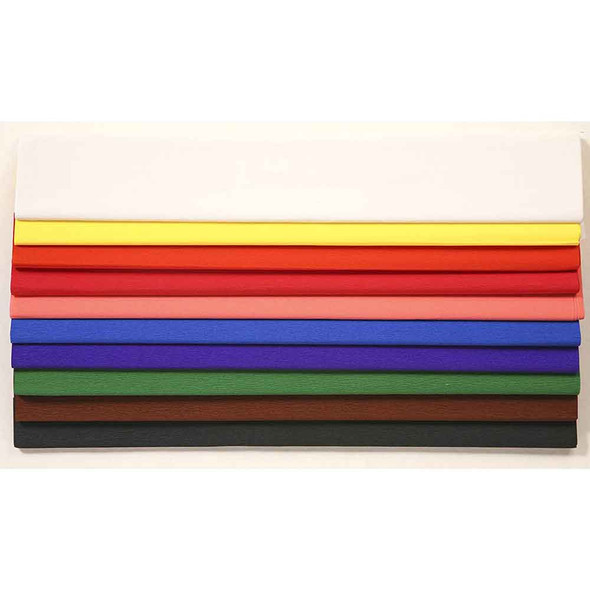 Clairefontaine | Non-Bleed Crepe Paper | 2.50 x 0.50m | Various Colour - Main