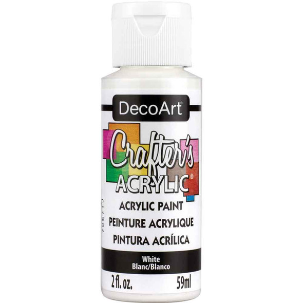 DecoArt Crafters Acrylic Paints 59ml | White