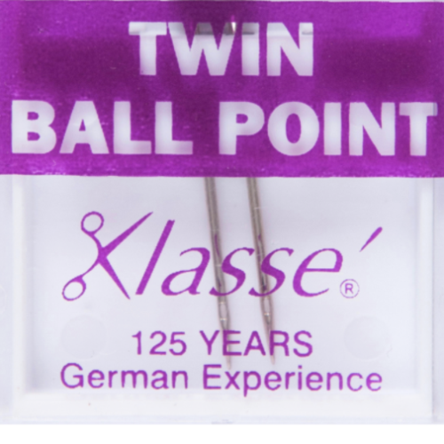 Klasse | Machine Needles | Twin Ball Point Pack | Various Sizes