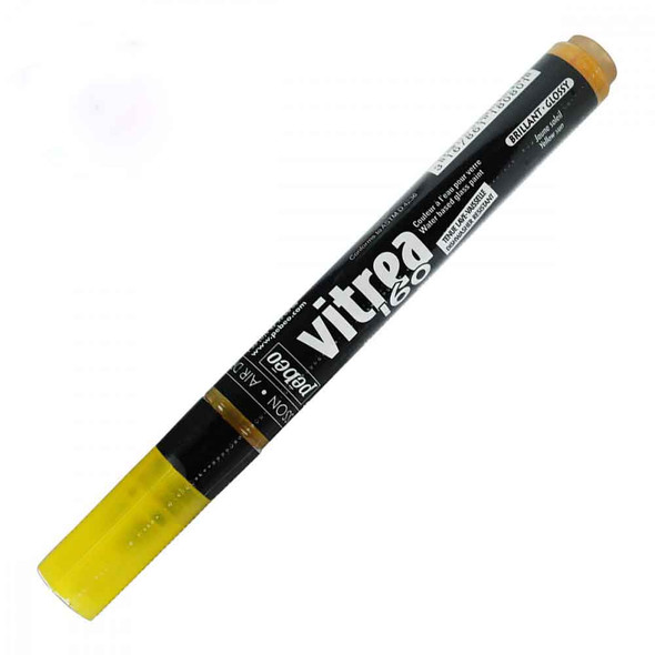 Pebeo Vitrea 160 Glossy Marker Pens | 80 Yellow Sun