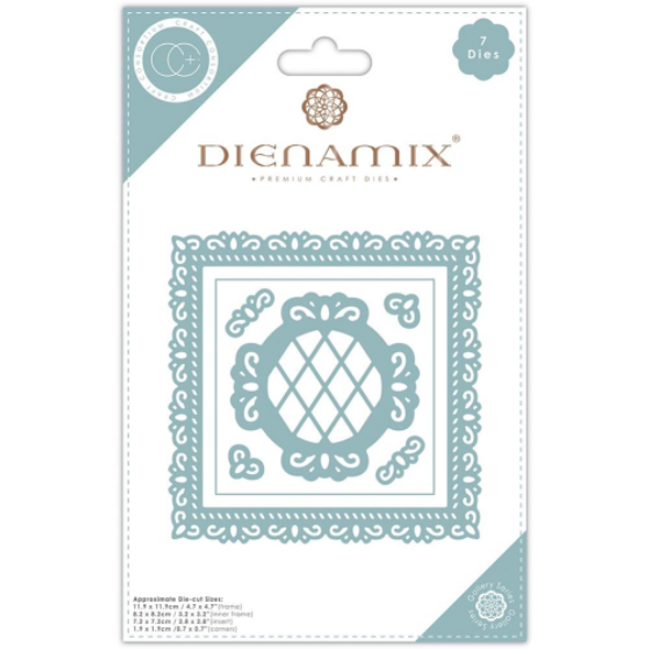 Dienamix | Craft Consortium | Ornate Square Cutting Die