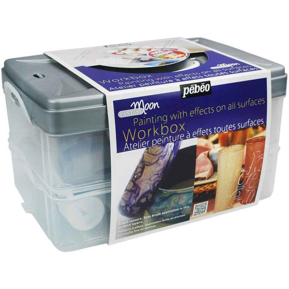 Pebeo Fantasy Moon Studio Collection Workbox | 10 x 45ml Bottles - Main Image