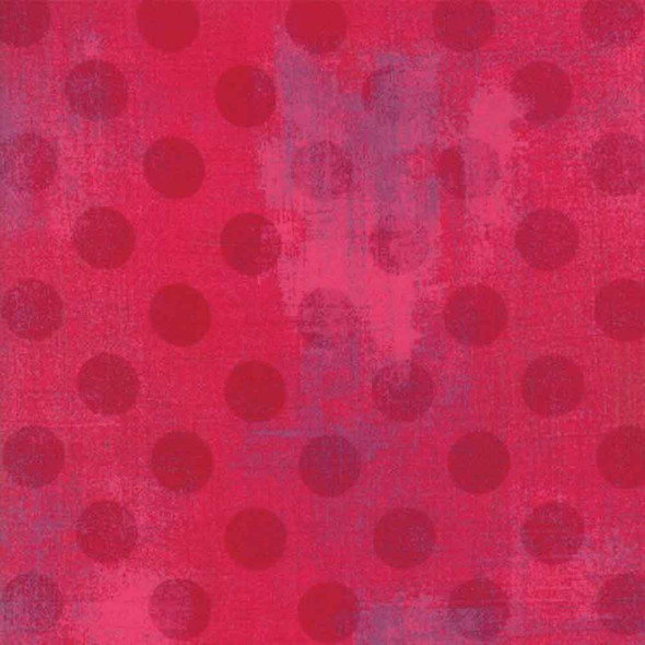 Grunge Hits the Spot BasicGrey Moda Fabric | 30149-23 Raspberry