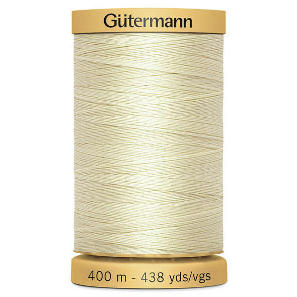 Gutermann Natural Cotton Thread No.50 | 400m | Various Shades