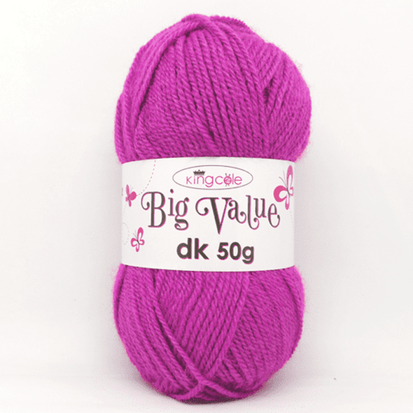 King Cole Big Value DK Yarn, 50g Balls | Various Shades – Main Image