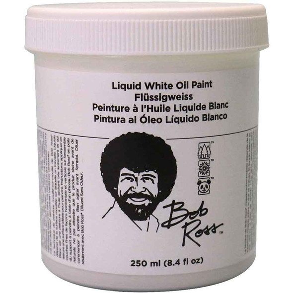 Bob Ross Liquid White Oil Paint 250ml