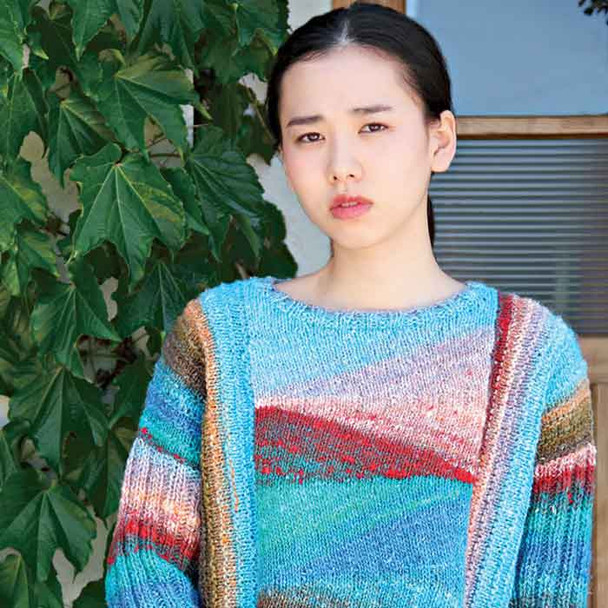 26 Short Row Sweater Knitting Pattern | Noro Silk Garden | Digital Download - Another Image