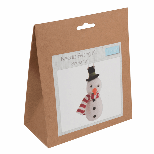 Snowman | Needle Felting Kit | Trimits | Packaging