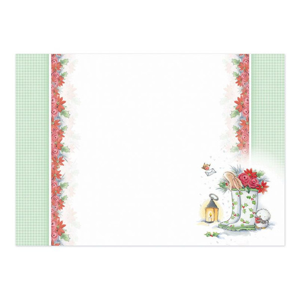 Happy Christmas | Luxury Topper Set | Christmas in Acorn Wood | Hunkydory | Card
