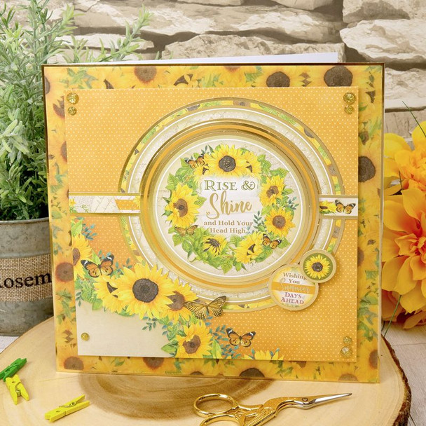 Sunnier Days Ahead | Luxury Topper Set | Forever Florals - Sunflower | Hunkydory | Example