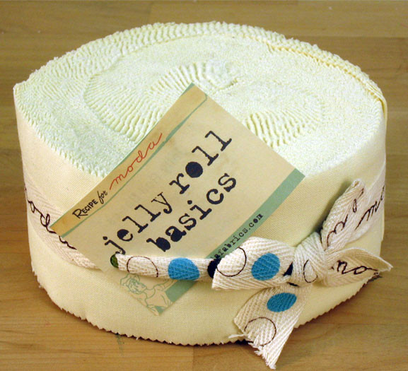 Bella Solids | Moda Fabrics | Jelly Roll | Snow