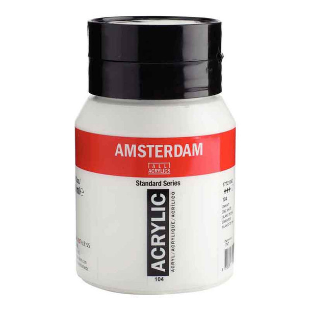 Amsterdam | Acrylic Colour 500ml | Titanium White