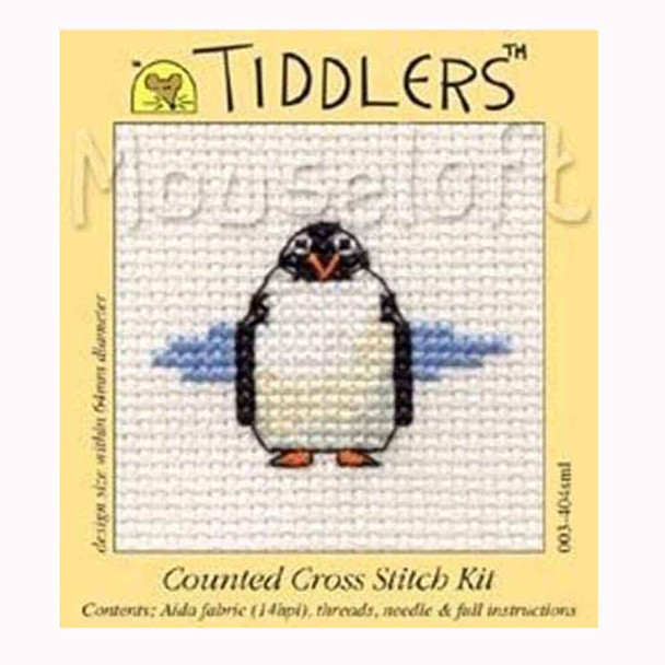 Mouseloft | Tiddlers Mini Cross Stitch Kits | Penguin